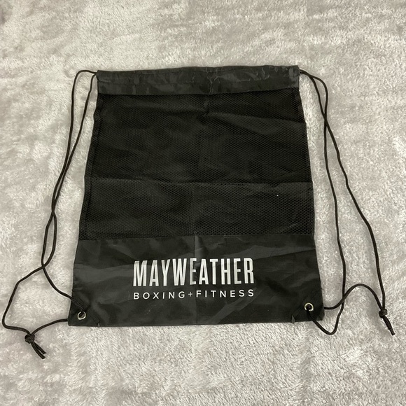 Other - Mayweather Black Lightweight Drawstring Gym Boxing Bag